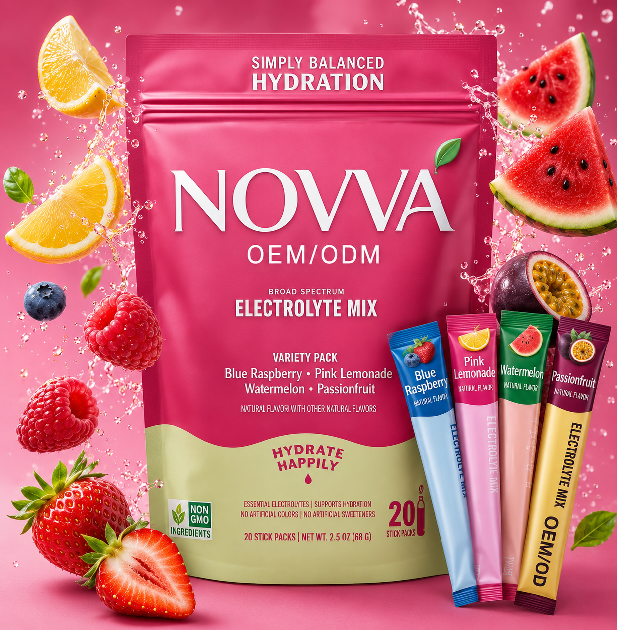 Eletrolyte mixed flavour pack
