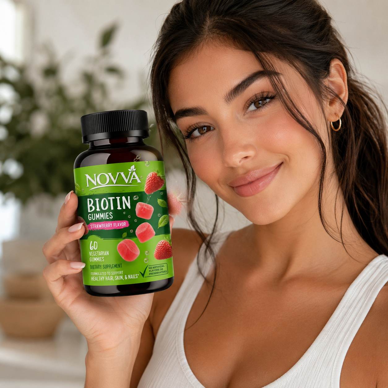 strawberry biotin gummies